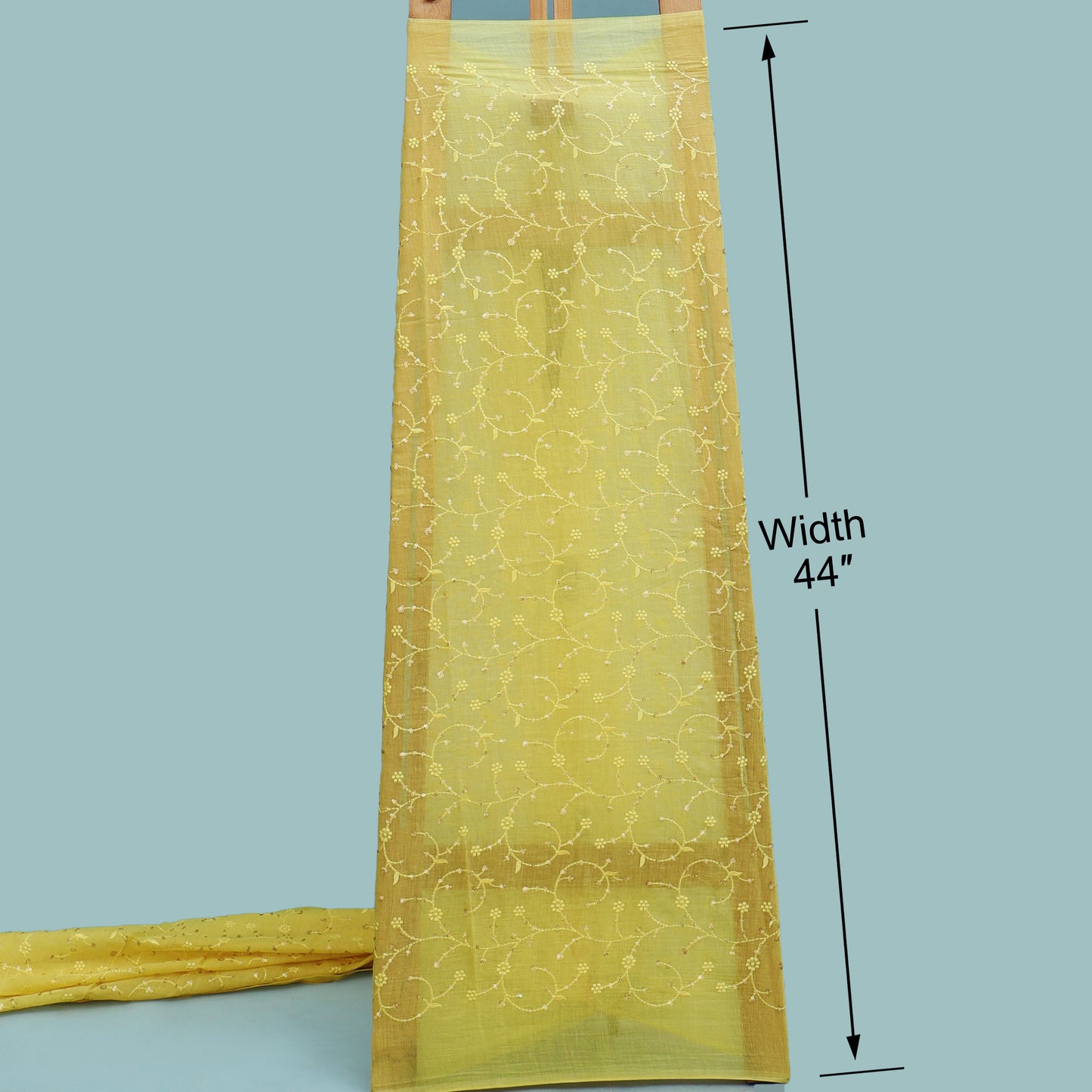 Chanderi Embroidery Fabric