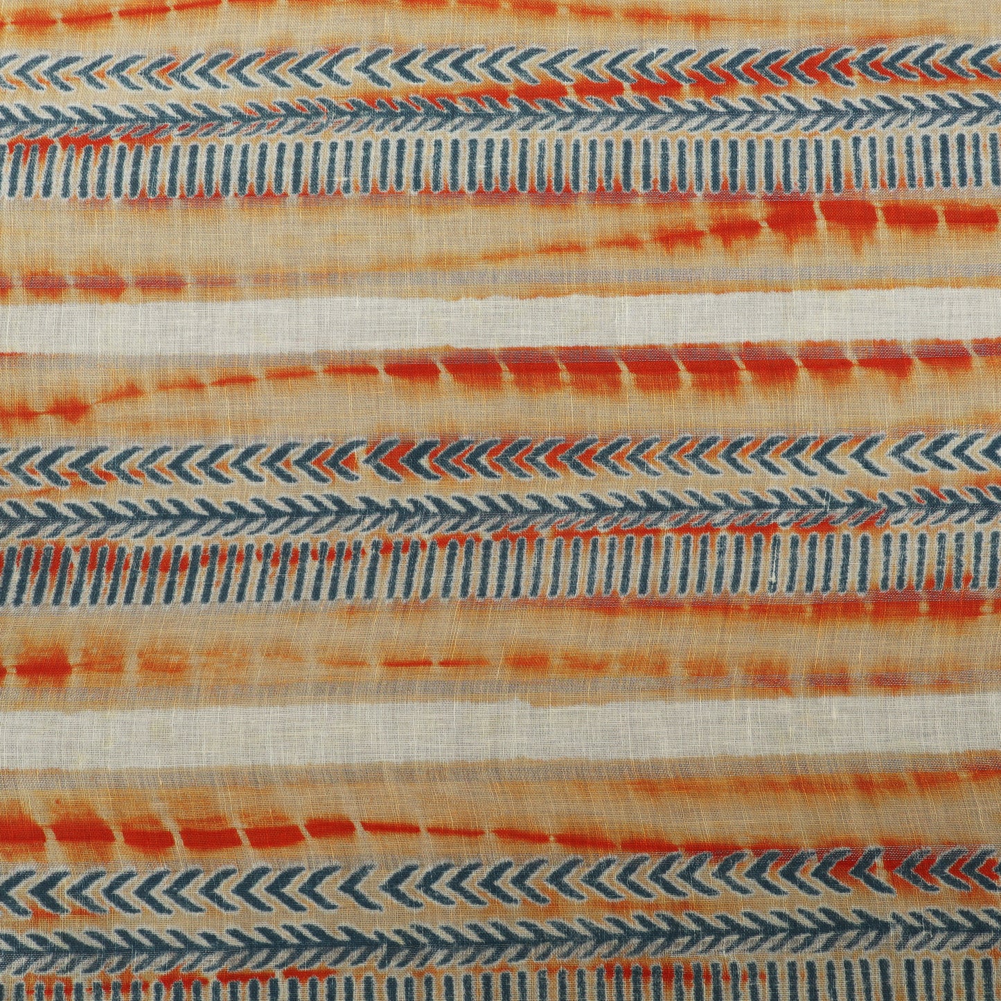 Linen Hand Printed Fabric