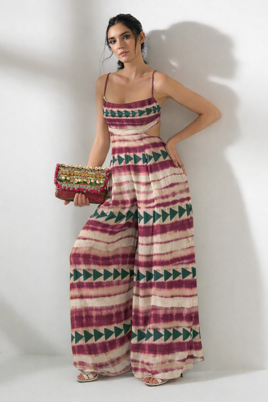 Linen Hand Printed Fabric