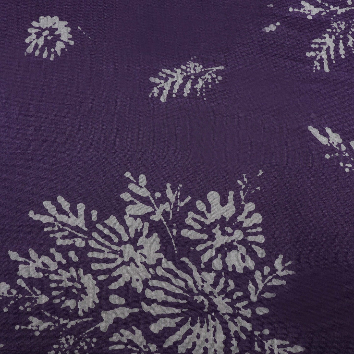 Mauve Color Chanderi Print Fabric