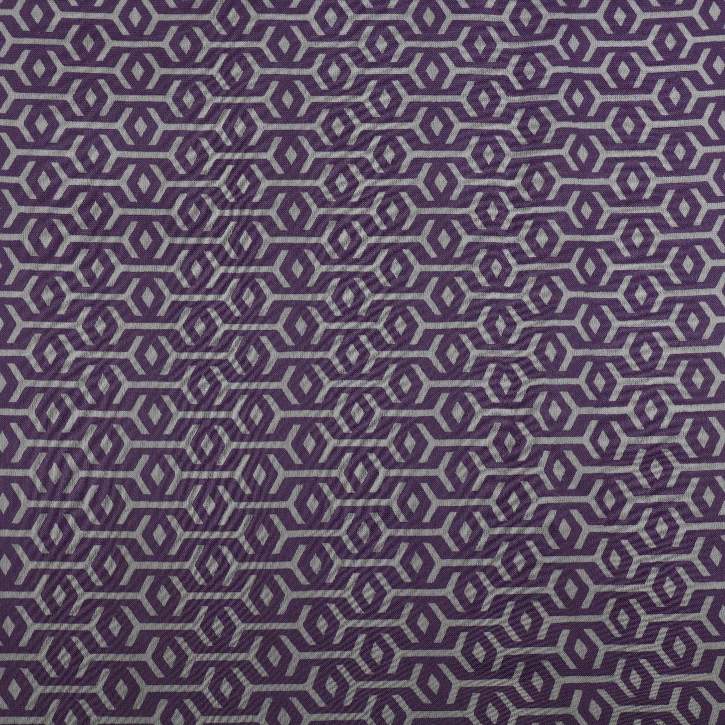 Mauve Color Chanderi Print Fabric