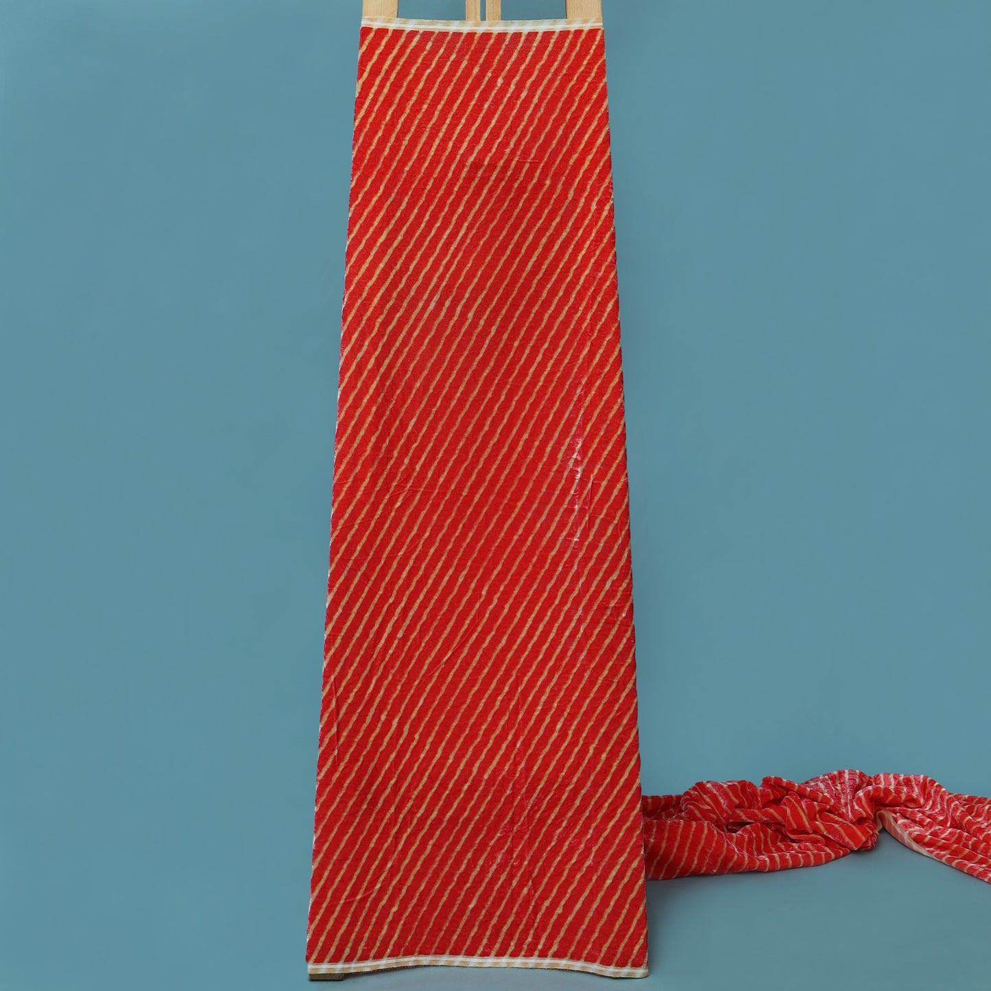 Neon Color Silk Velvet Print Fabric