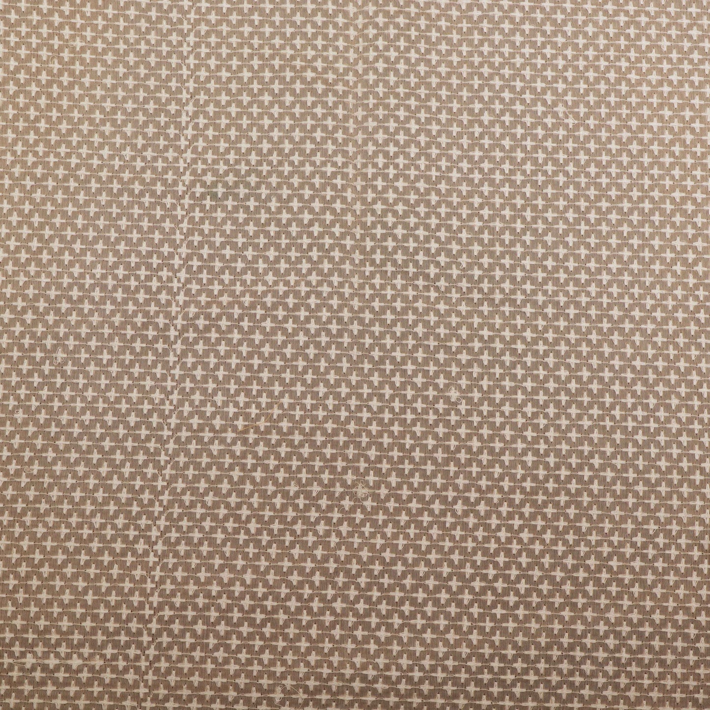 Peach Color Chanderi Embroidery Fabric