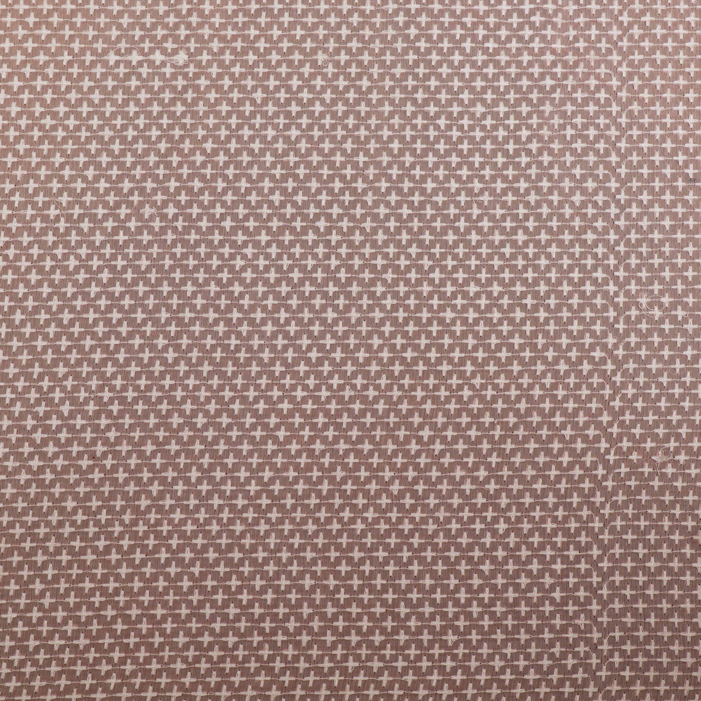 Pink Color Chanderi Embroidery Fabric