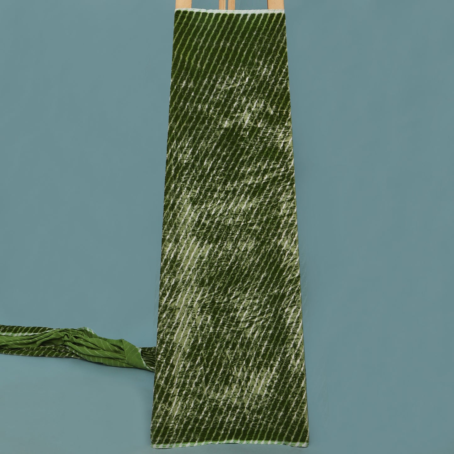 Neon Color Silk Velvet Print Fabric