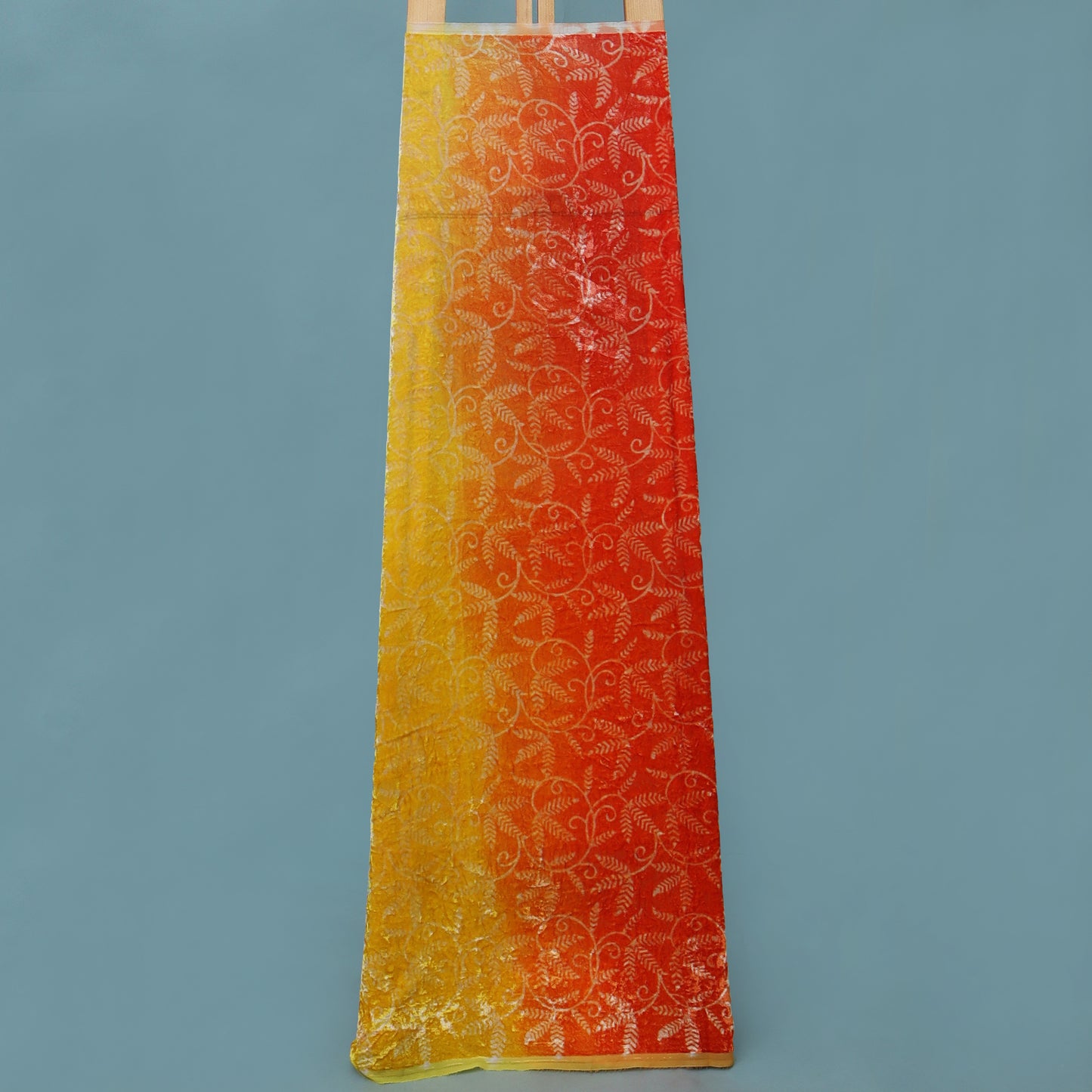 Shaded Color Silk Velvet Print Fabric