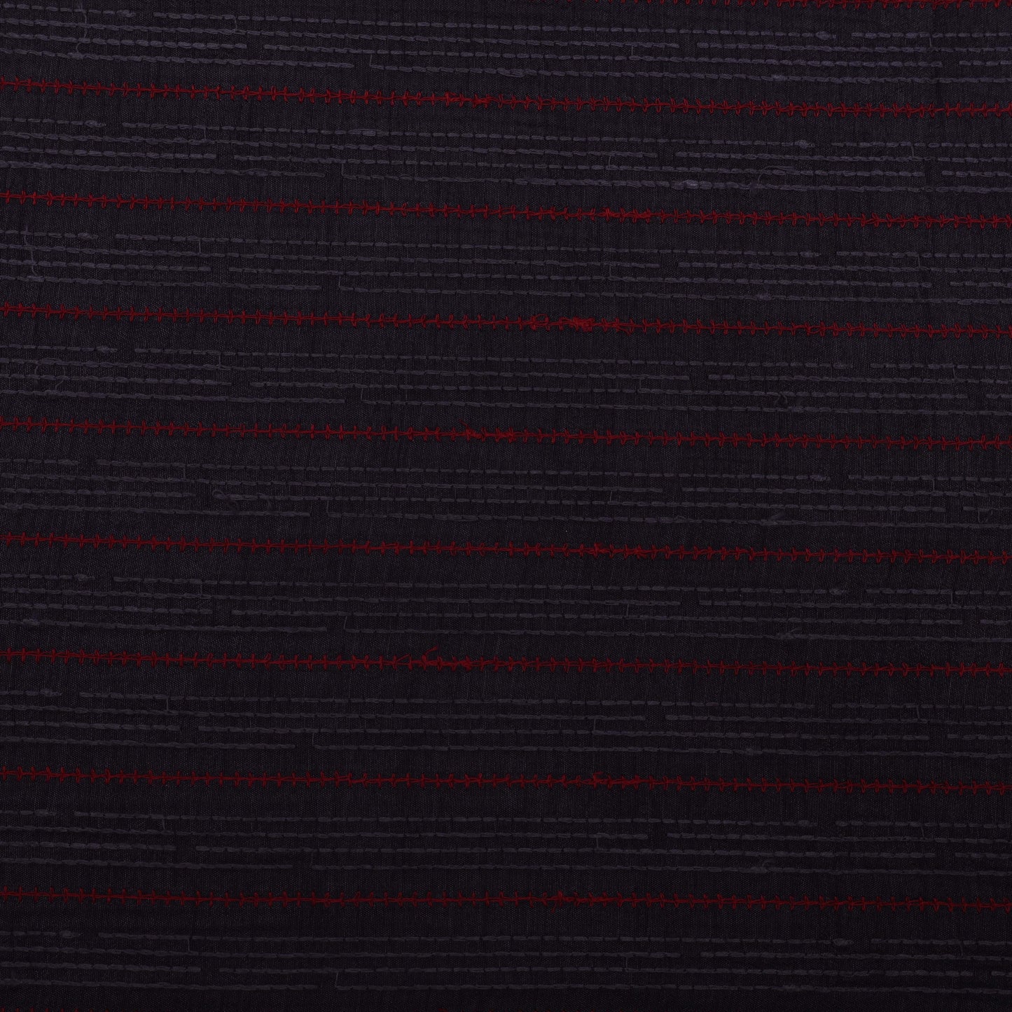 Navy Blue Color Nokia Kantha Work Fabric