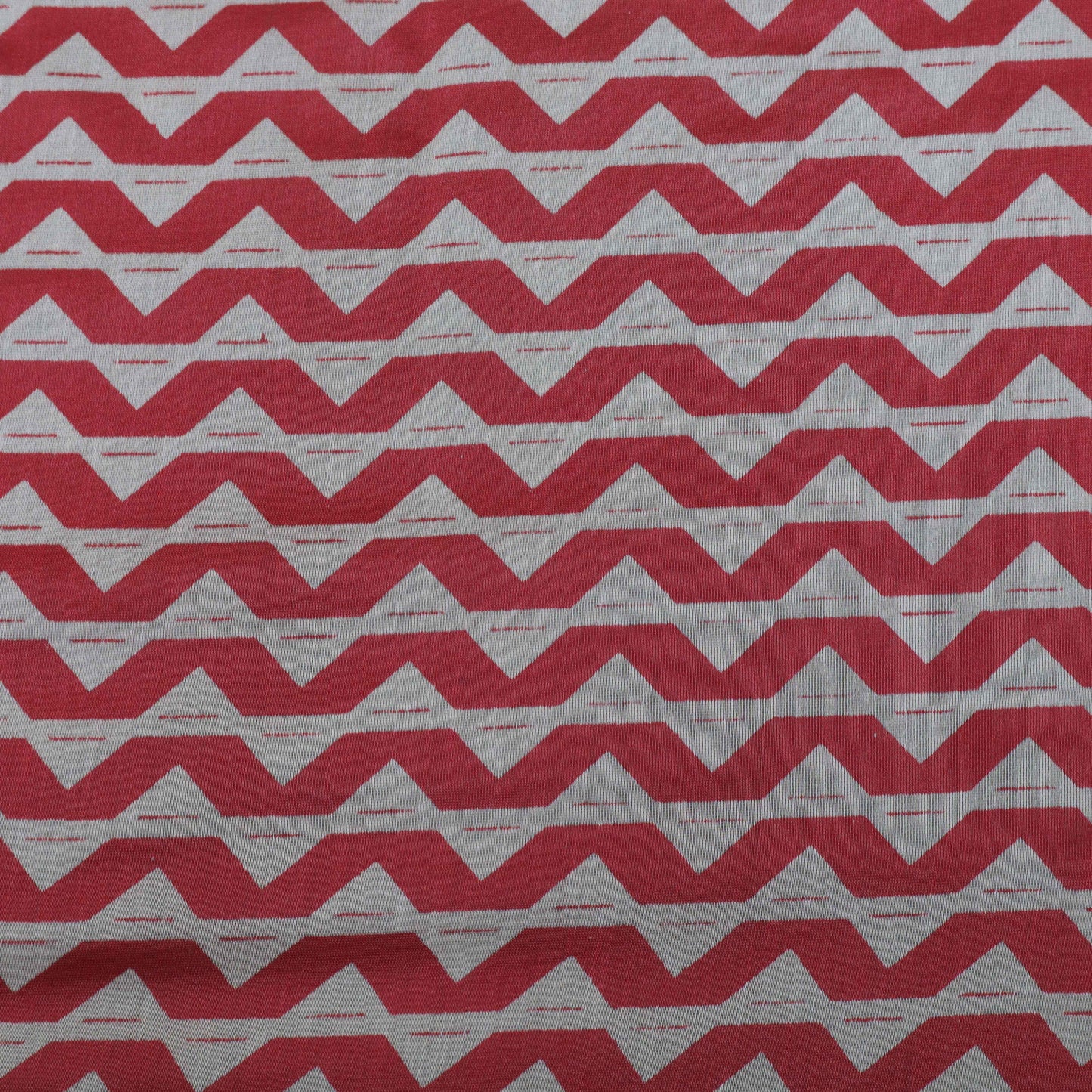 Colored Color Chanderi Print Fabric
