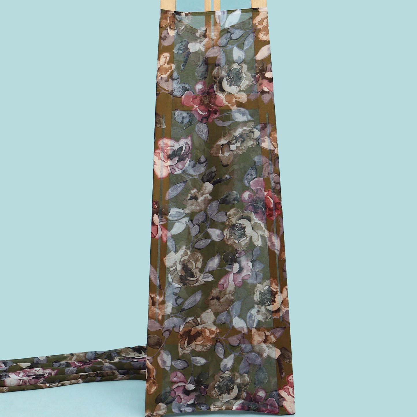 Multicolor Chiffon Print Fabric