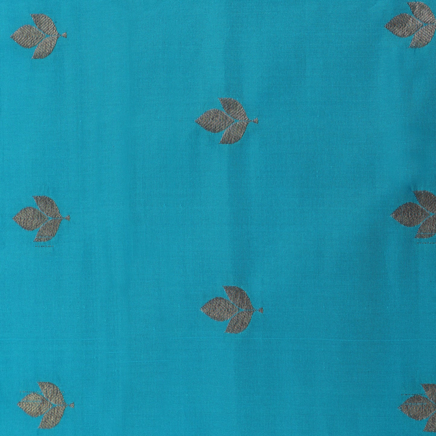 Firozi Color Silk Booti Fabric