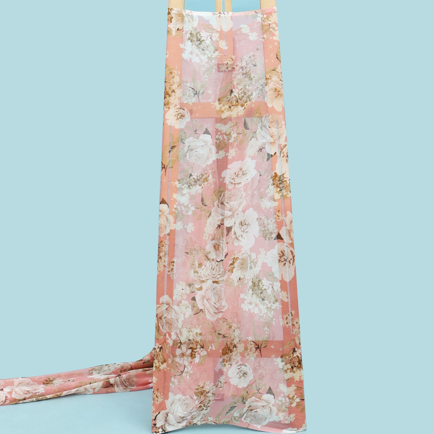 Multicolor Chiffon Print Fabric