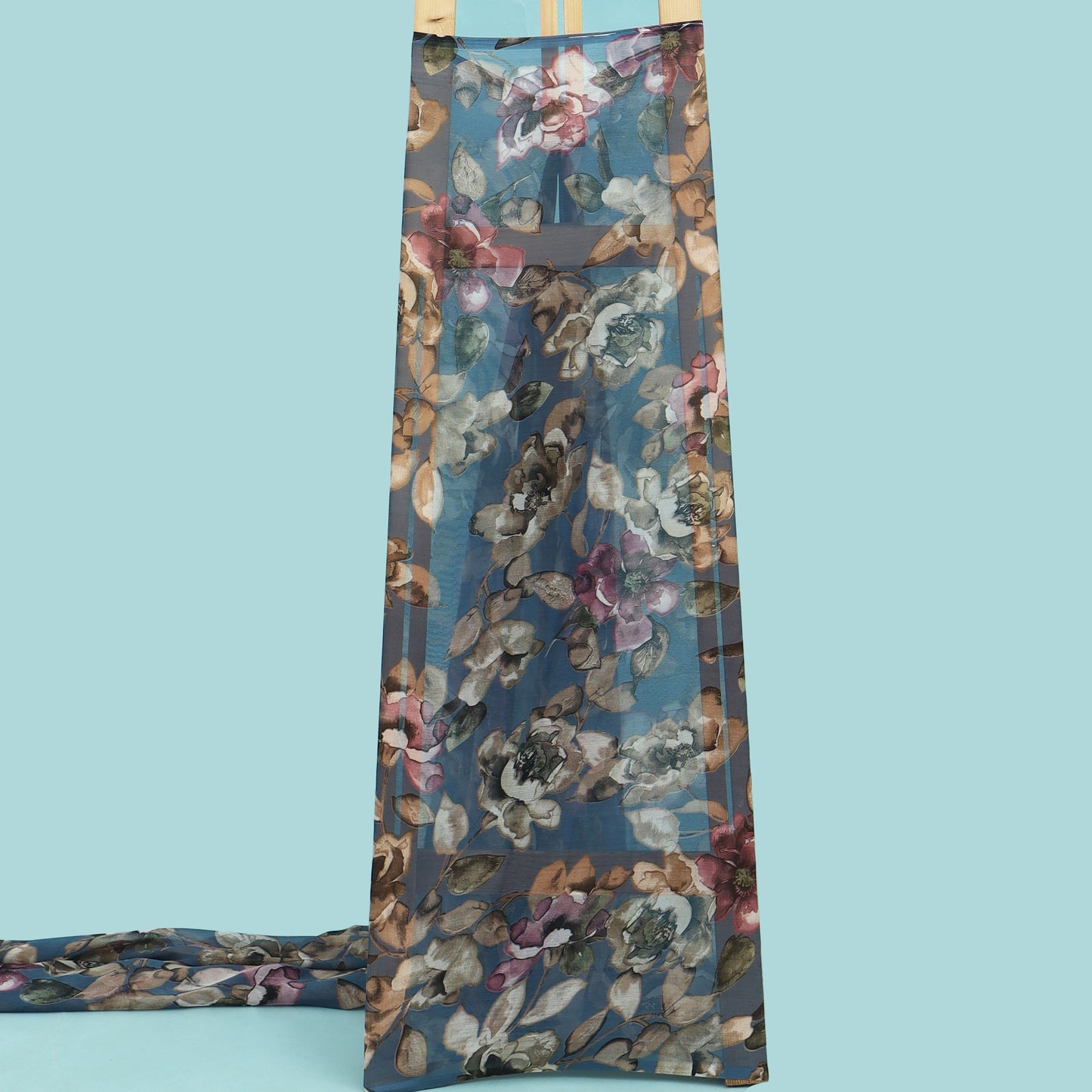 Multicolor Chiffon Print Fabric