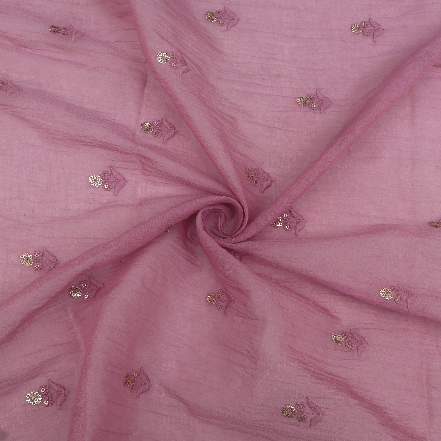 Mul Chanderi Embroidery Fabric
