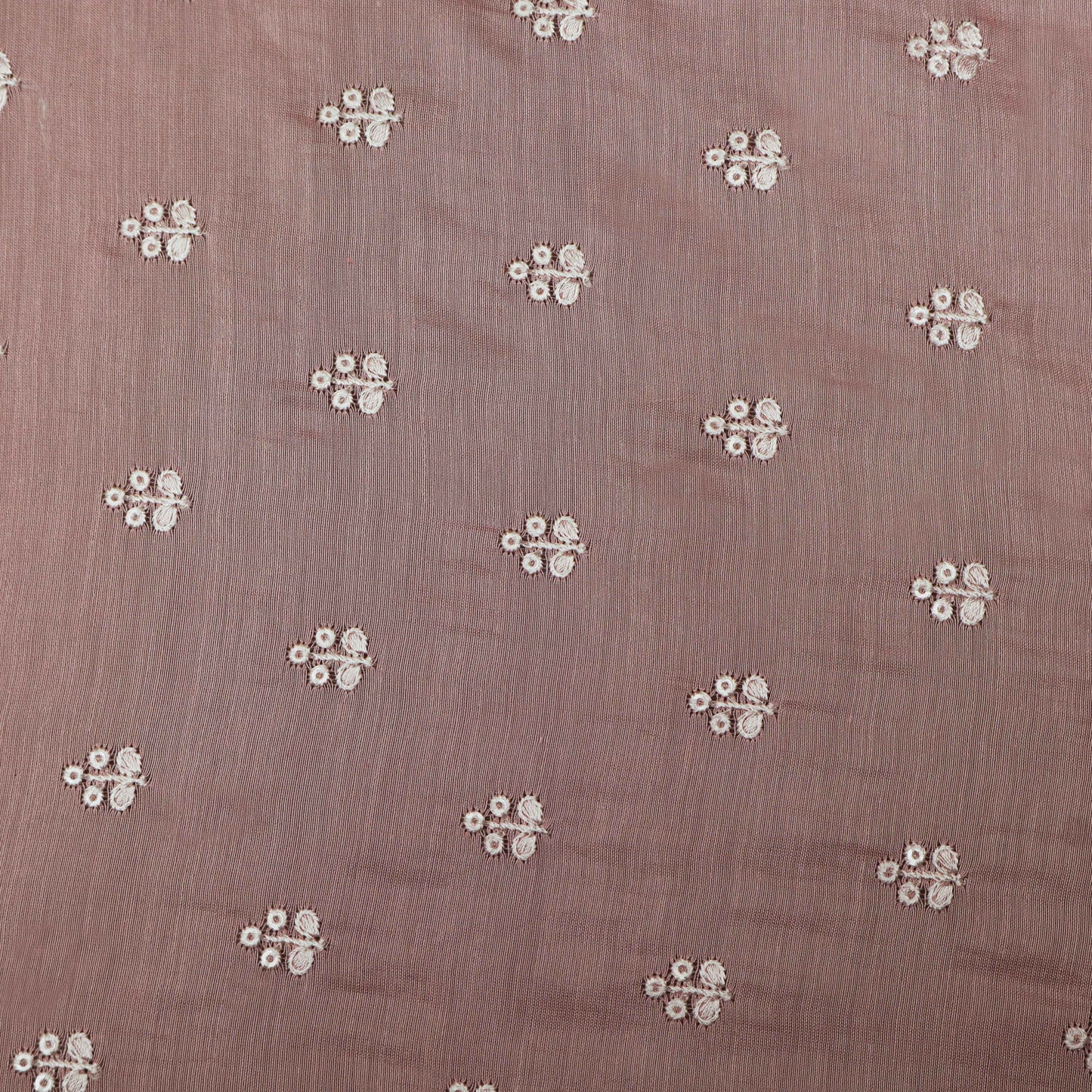 Pink Color Chanderi Embroidery Fabric