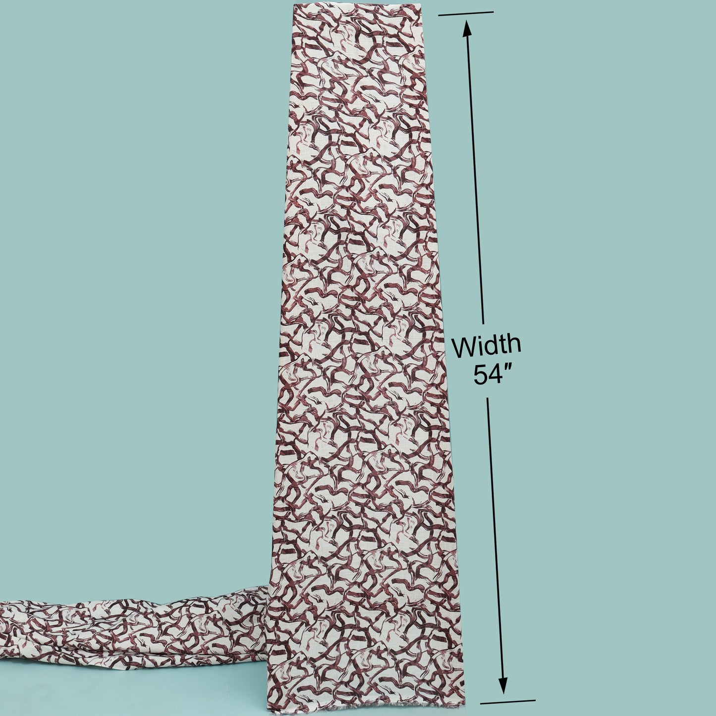 Pure Linen Print Men's Shirting Fabric