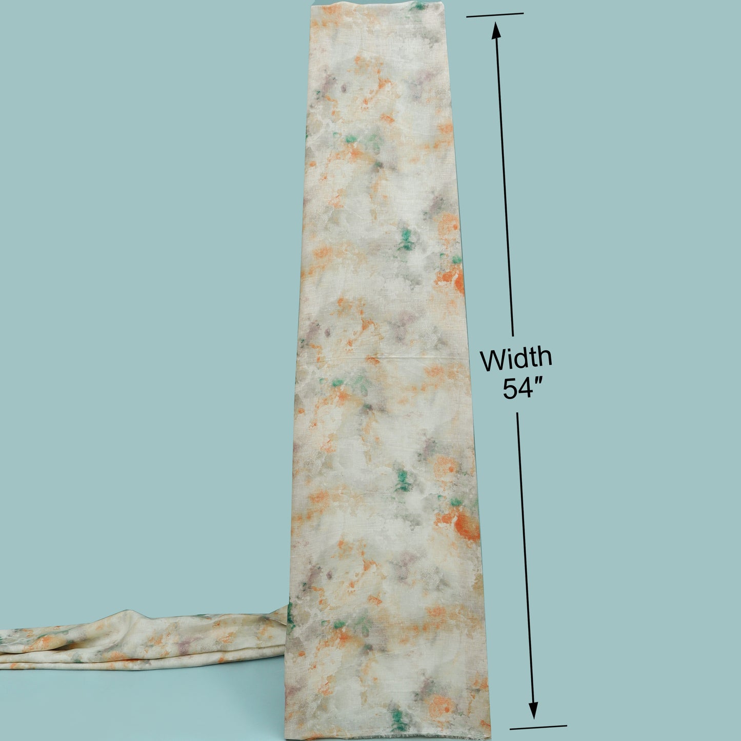 Pure Linen Print Men's Shirting Fabric