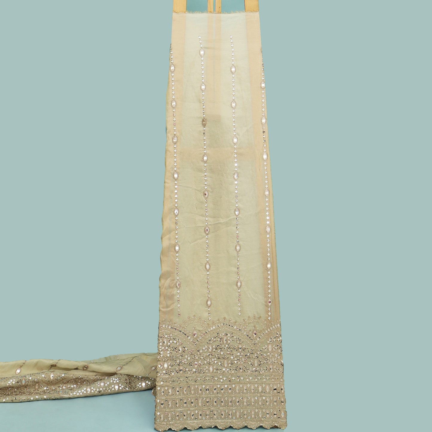 Tissue Sequins Embroidery Fabric