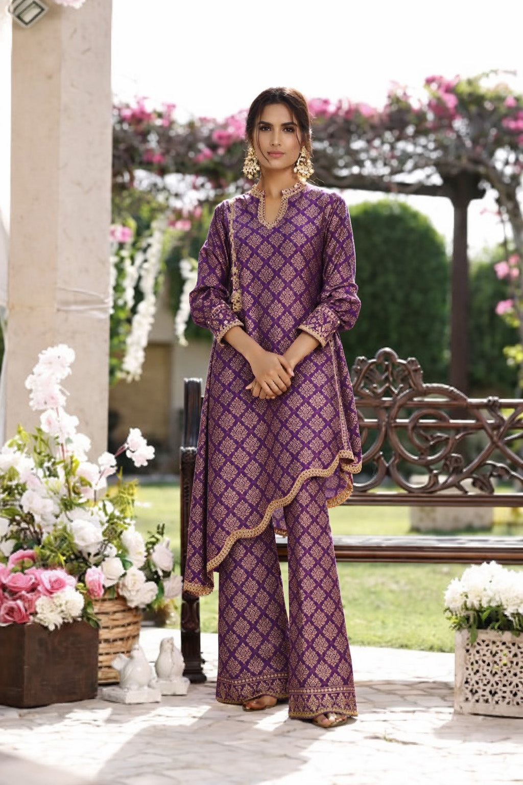 Traditional Design Brocade Fabric