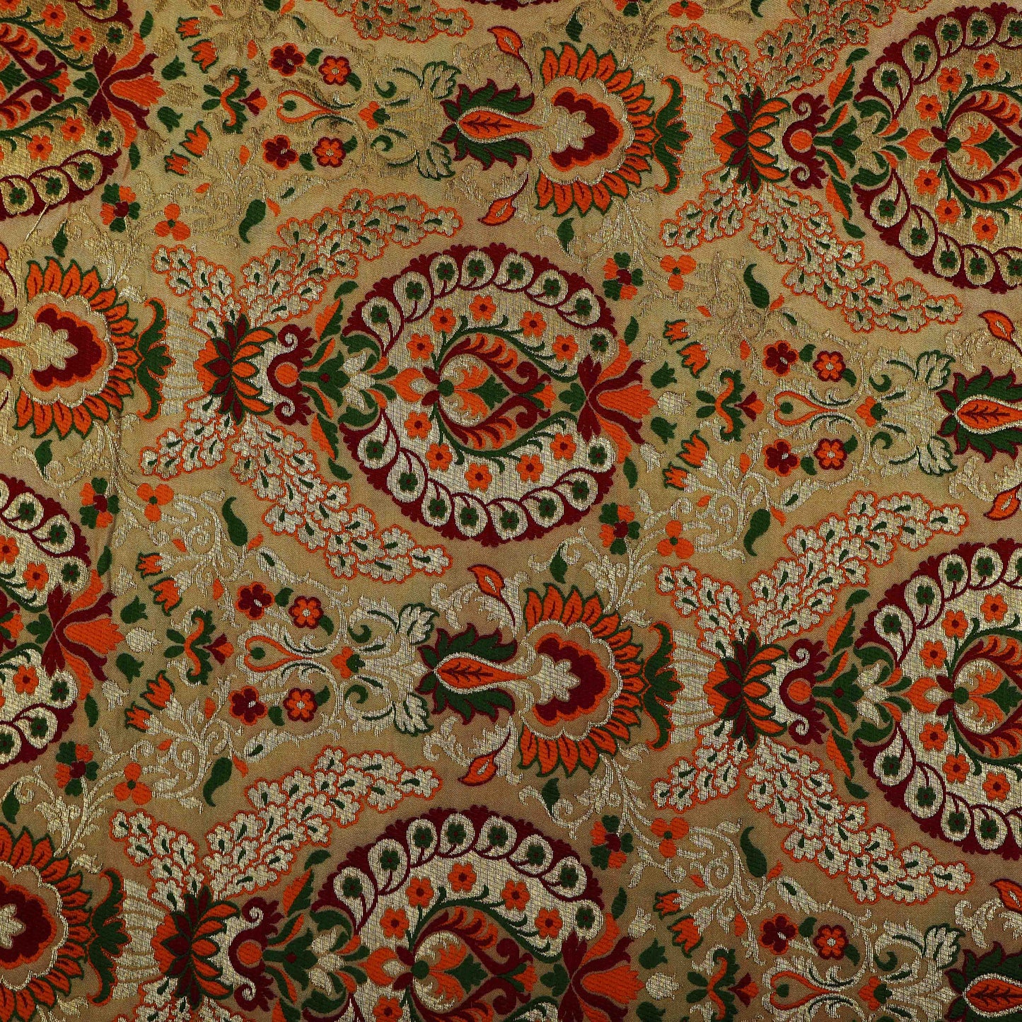 Multi -Colored Multi KimKhab Fabric