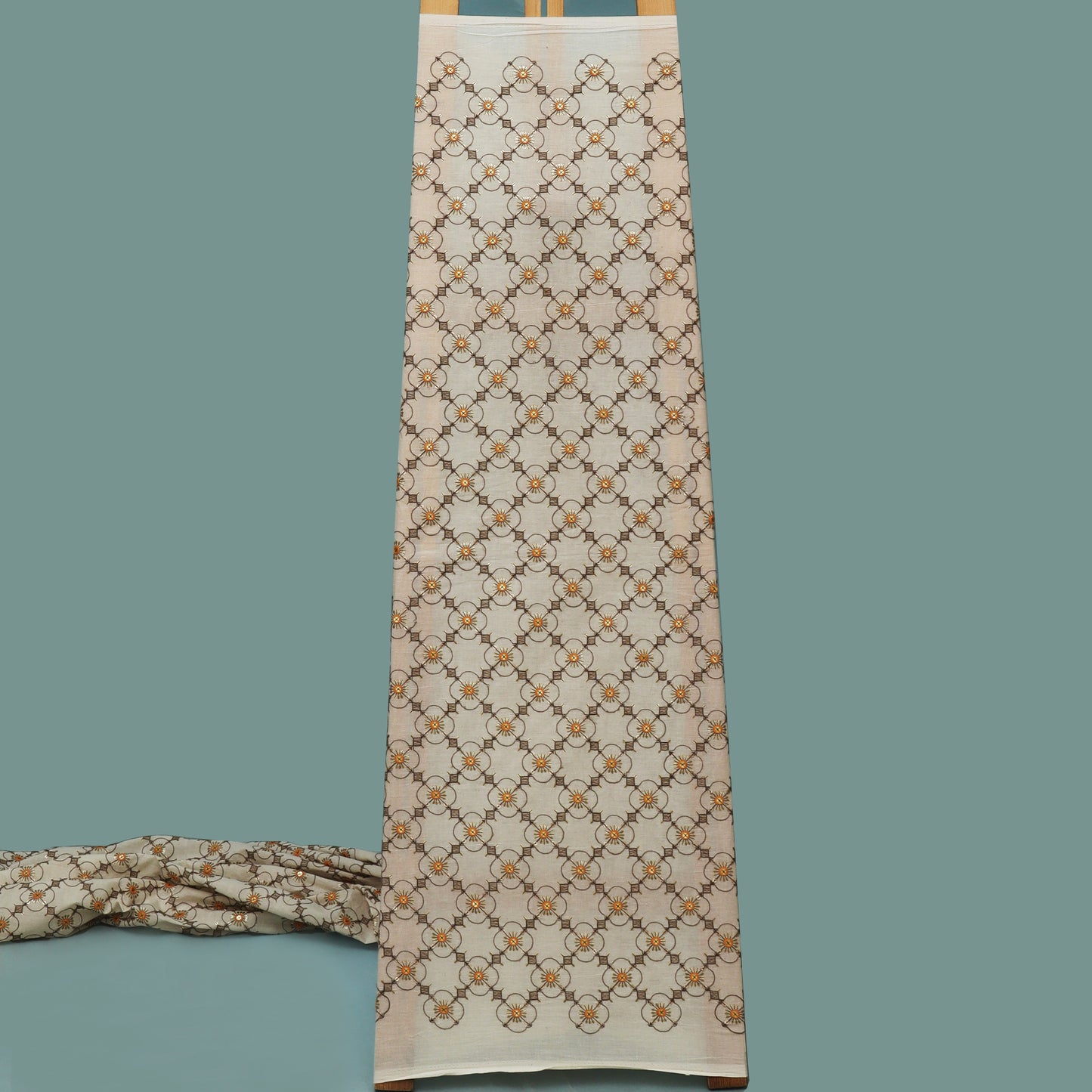 Colored Cotton Embroidery Fabric