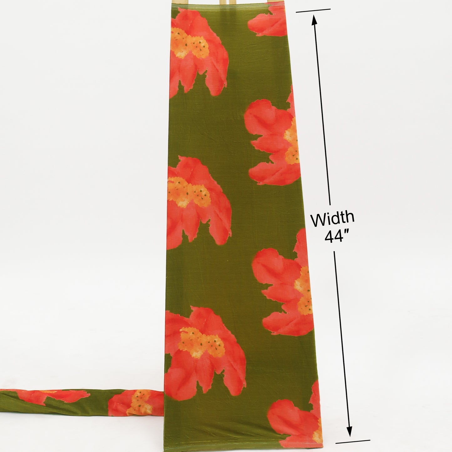 Floral Velvet Print Fabric