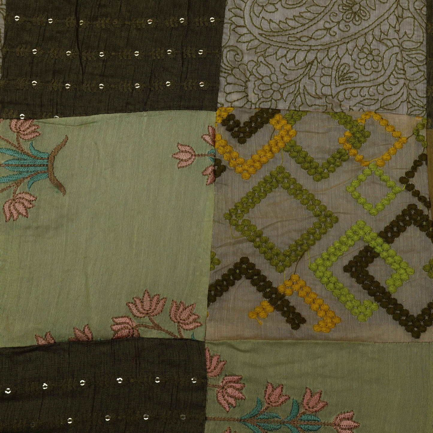 Multi Colored Mix Fabric