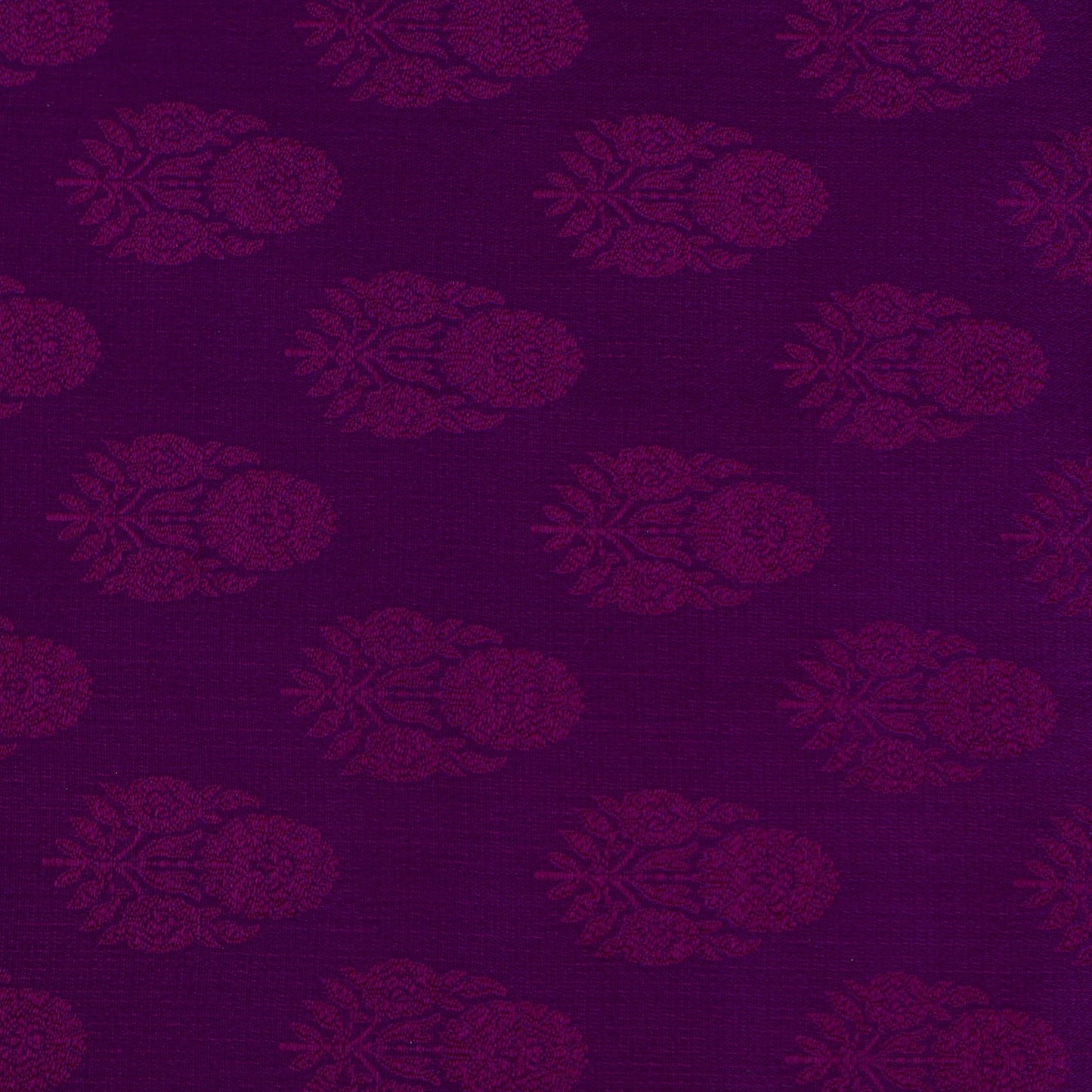 Purple Color Pure Brocade Fabric