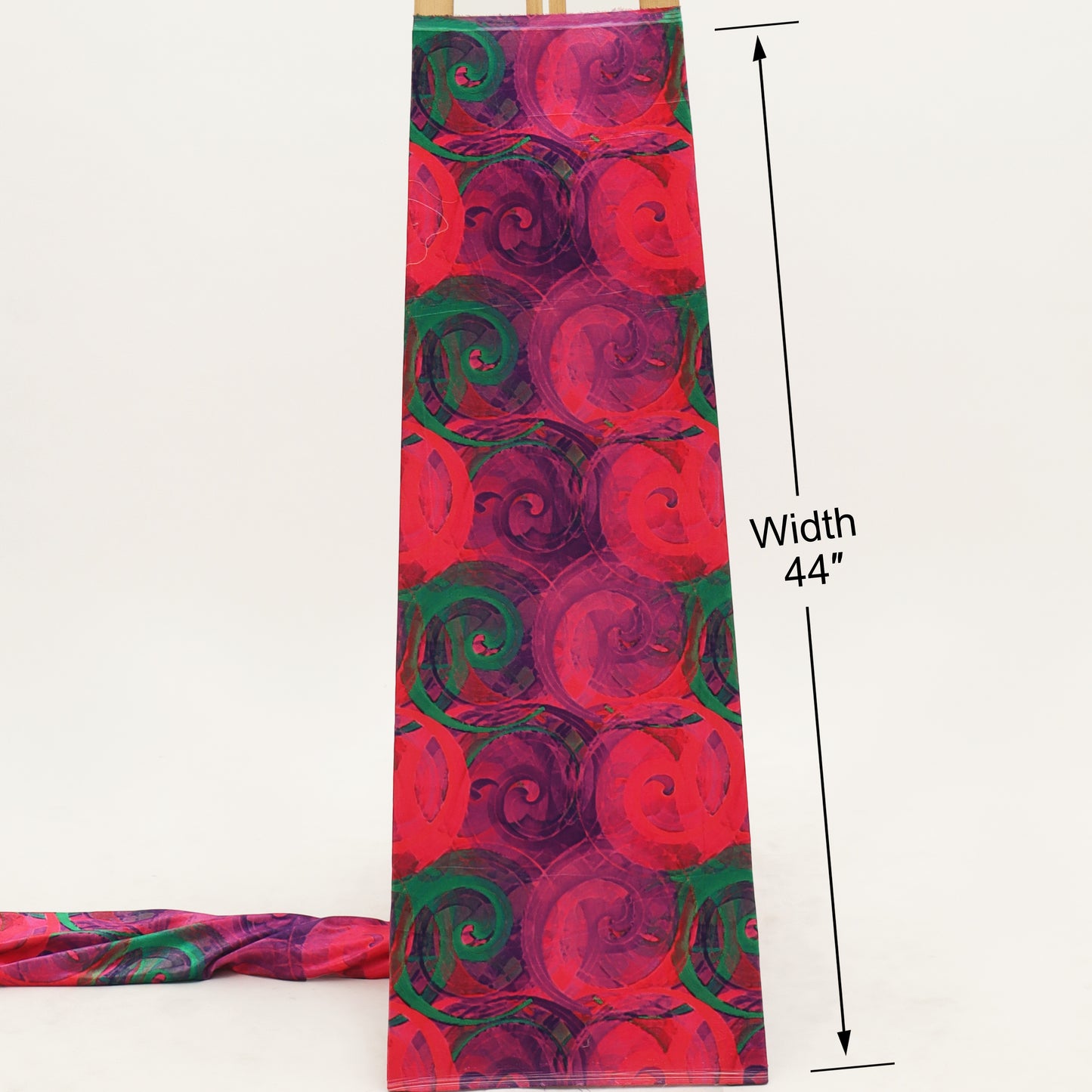 Abstract Velvet Print Fabric