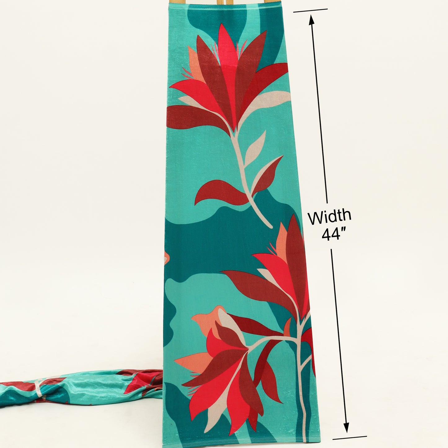 Floral Velvet Print Fabric