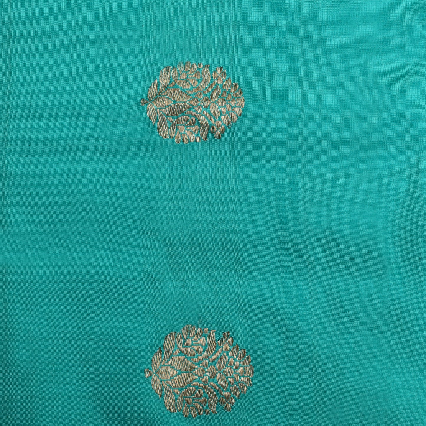 Rama Green Color Brocade Fabric