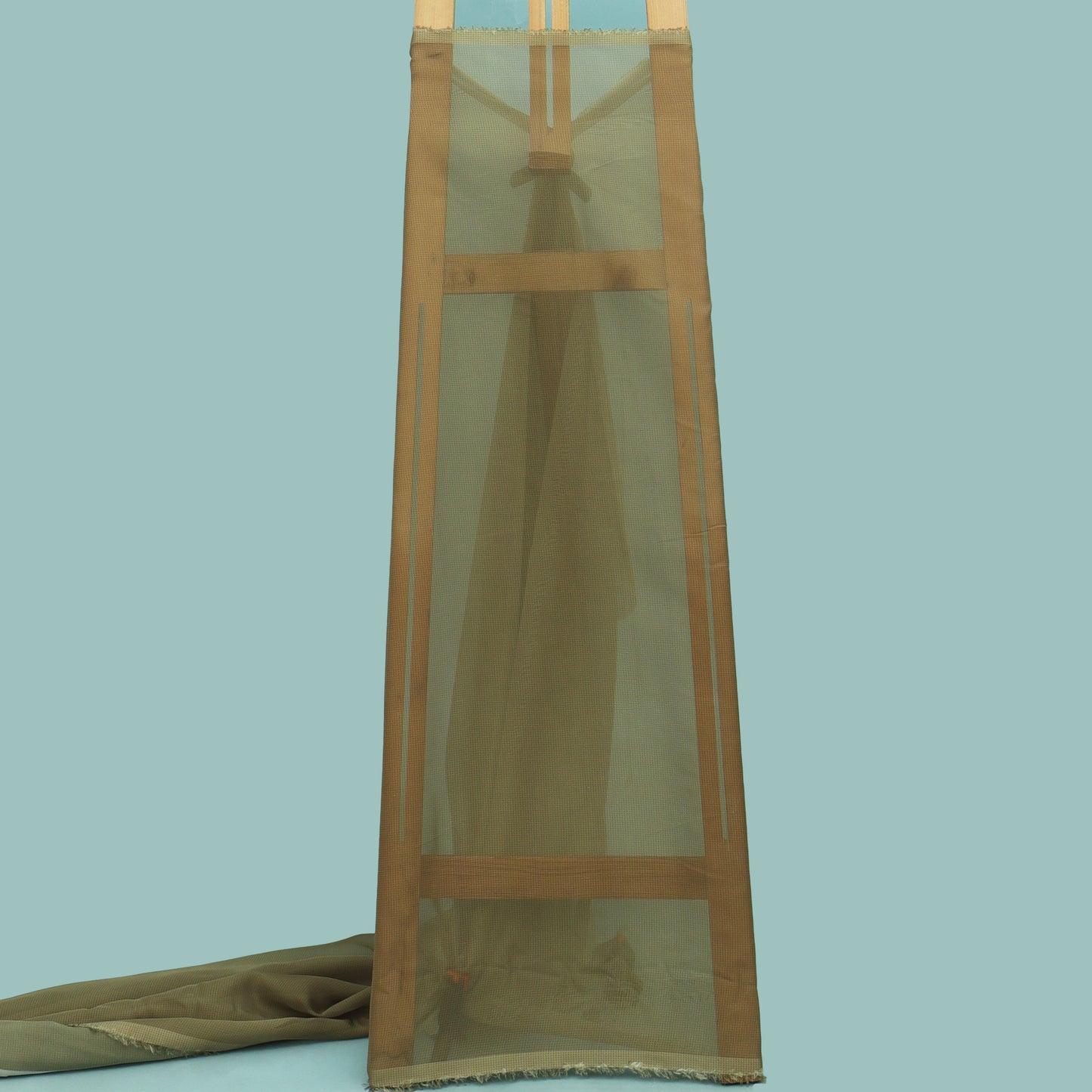 Multicolor Organza Print Fabric