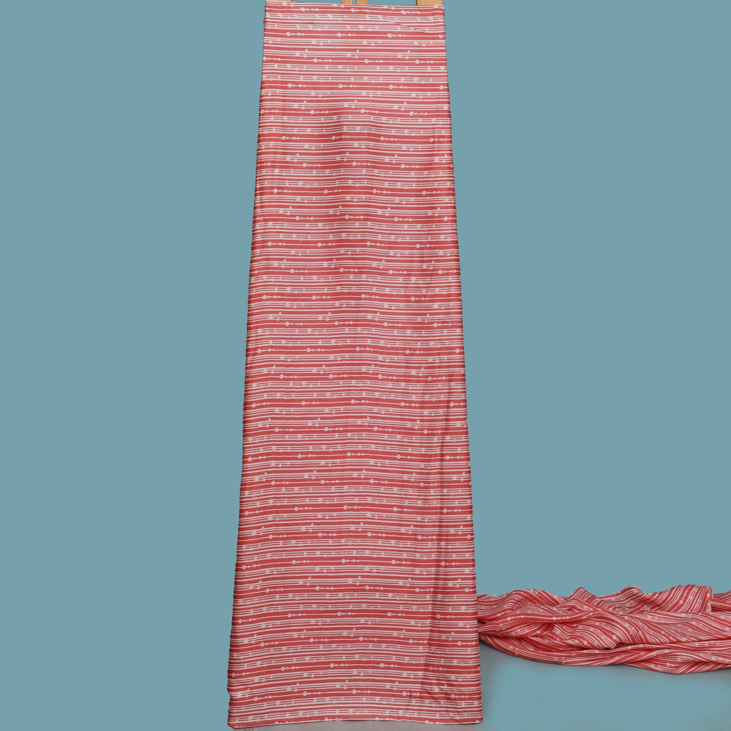 Multi Color Modal Satin Print Fabric