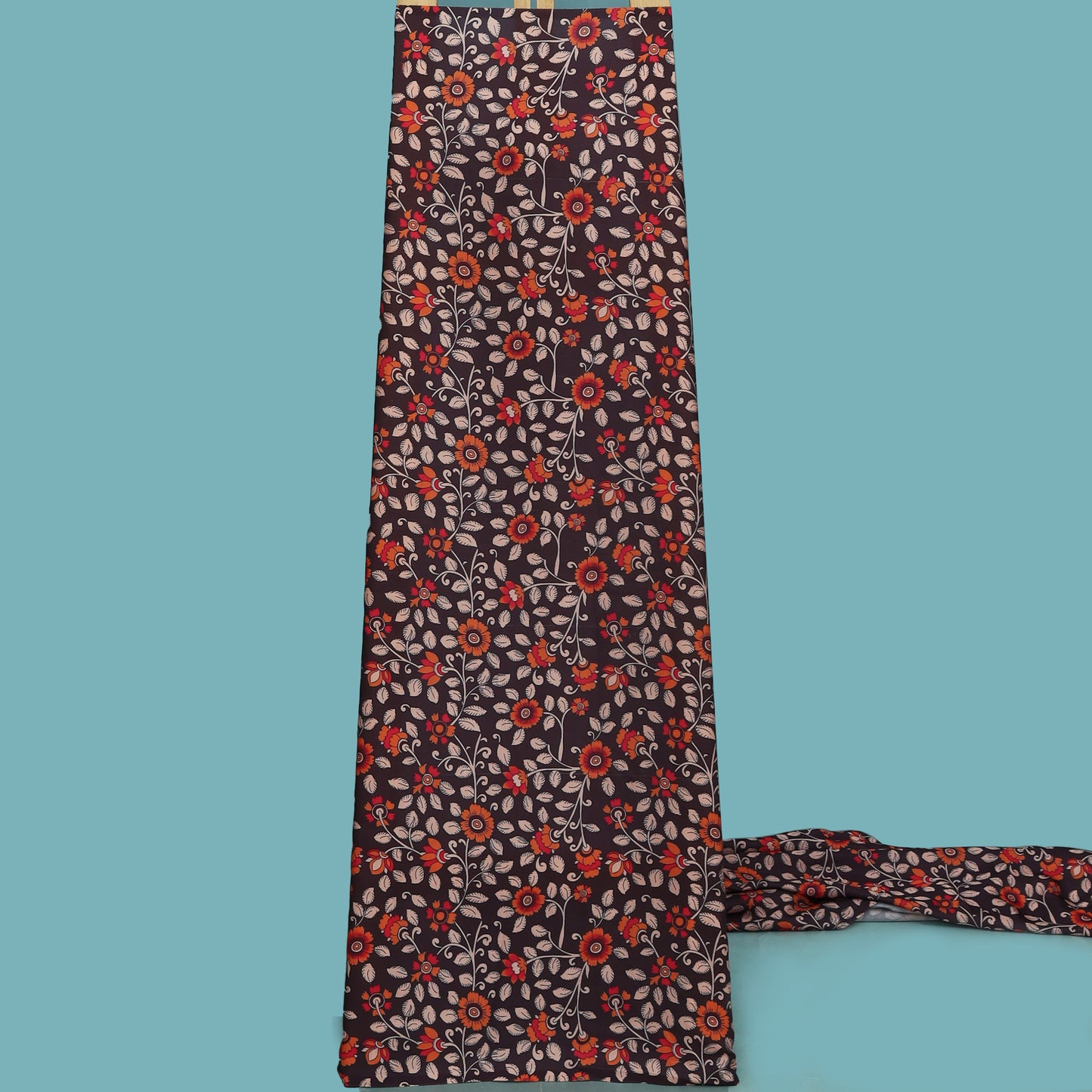 Multi Color Modal Satin Print Fabric