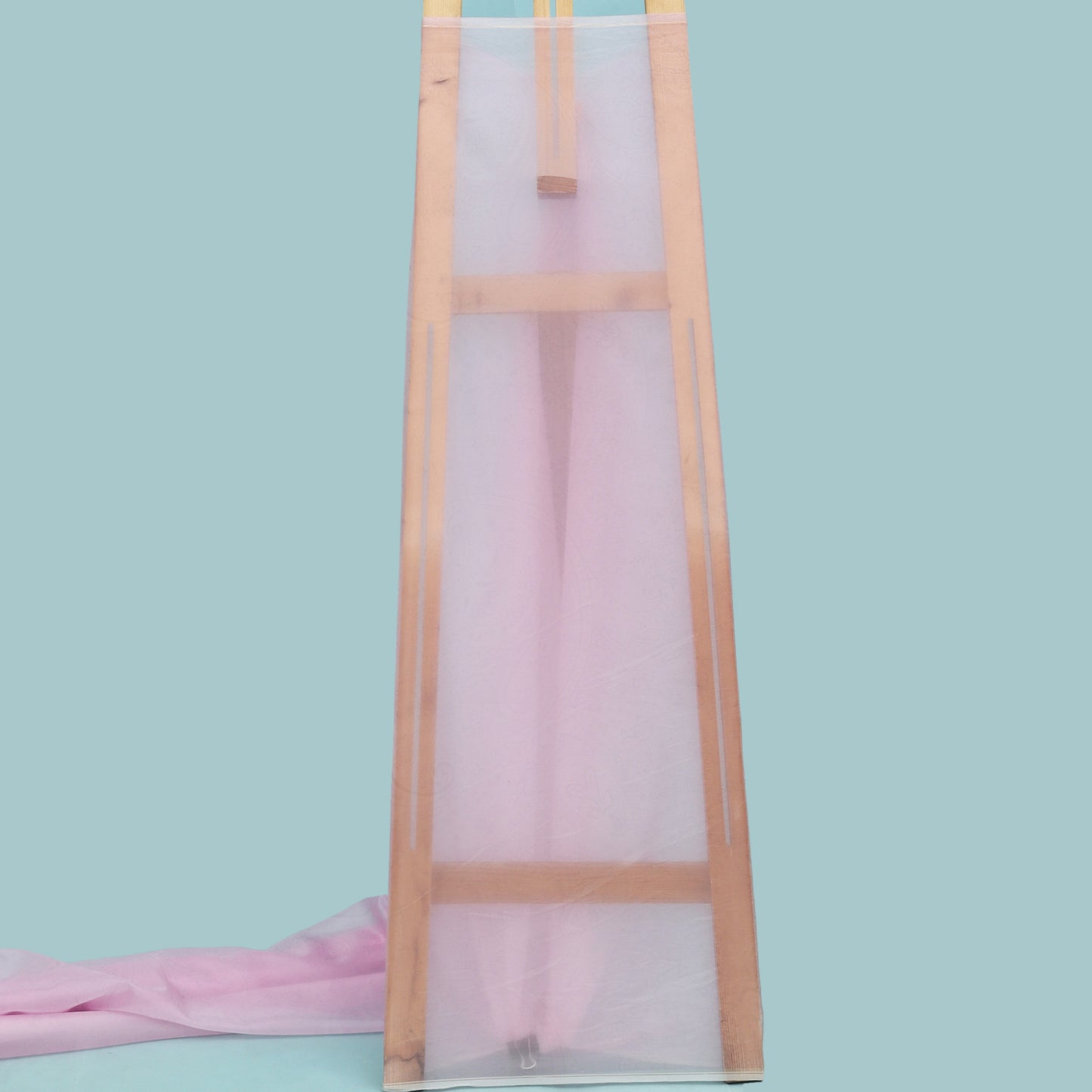 Multicolor Satin Organza Print Fabric