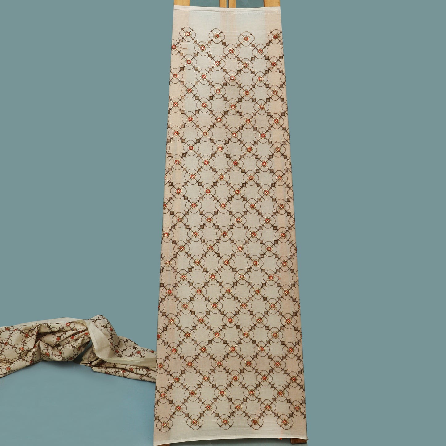 Colored Cotton Embroidery Fabric