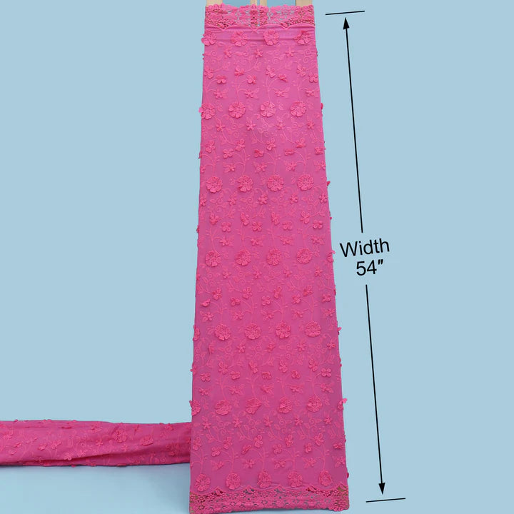 Cotton Embroidery Fabric (Cut Pieces 1.5Mtr)