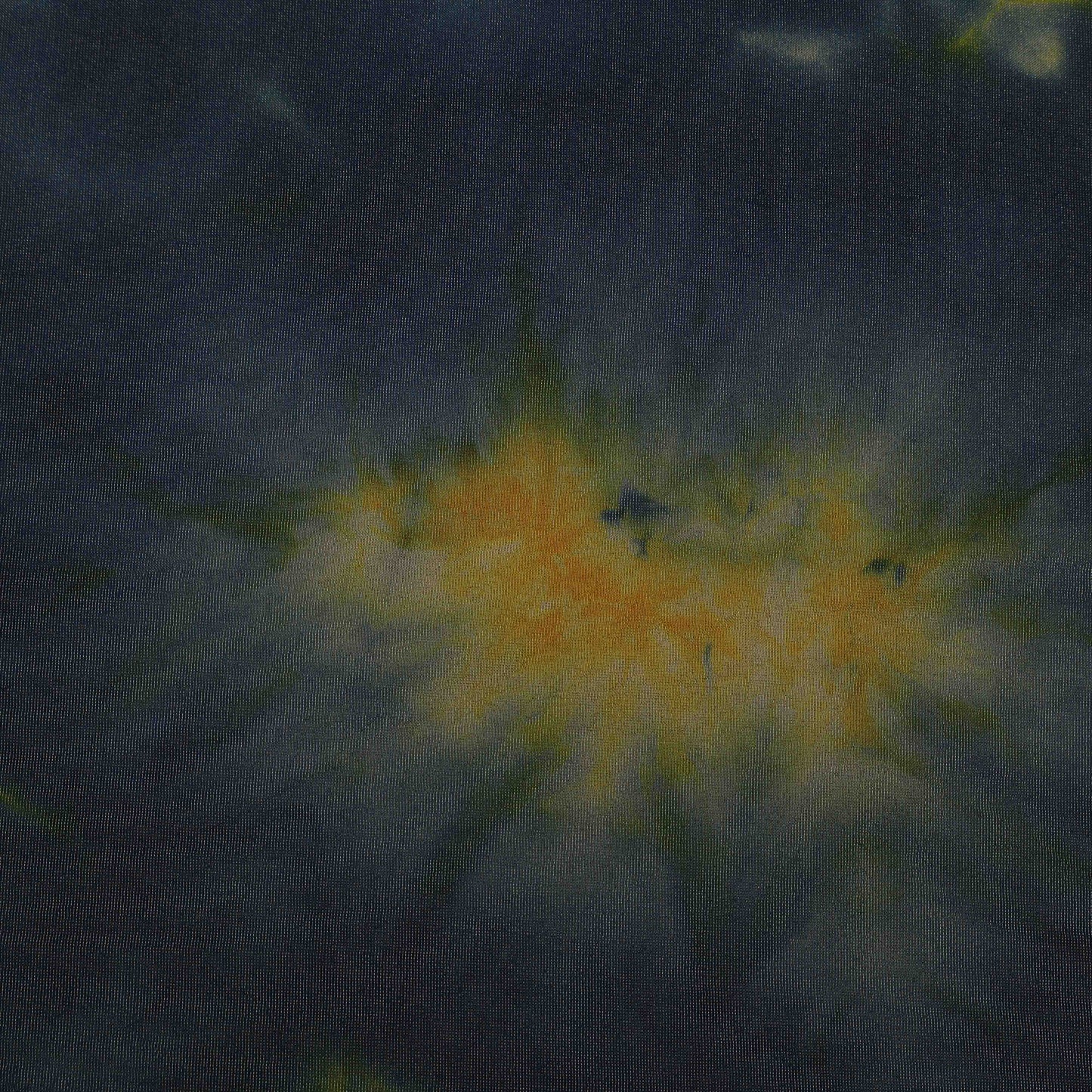 Multi Colored Tissue Tie & Die Print Fabric