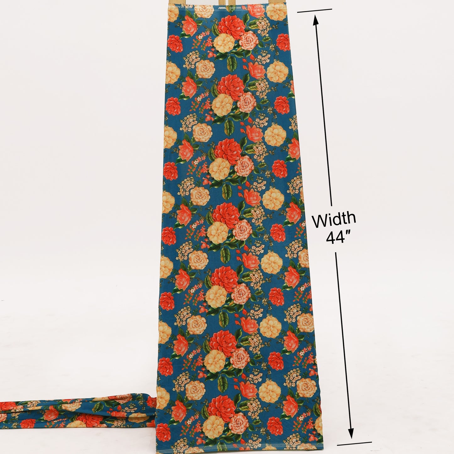 Floral Velvet Print Fabric