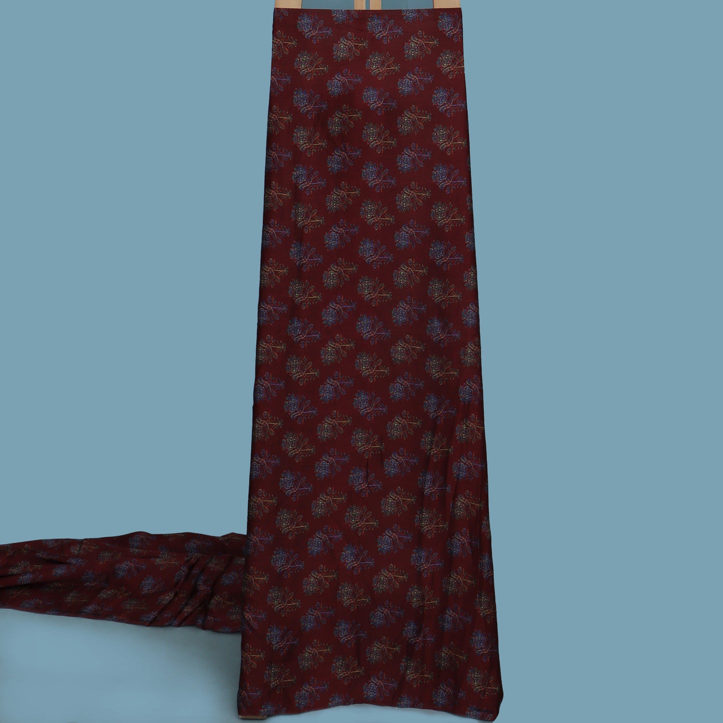 Multi Color Modal Satin Print Fabric