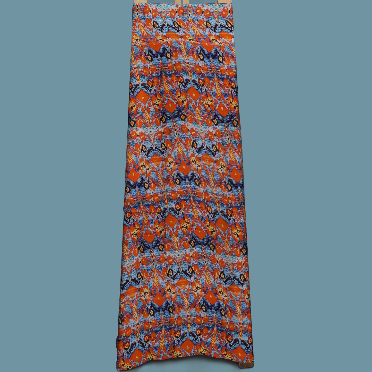 Multi Color Modal Satin Print Fabric