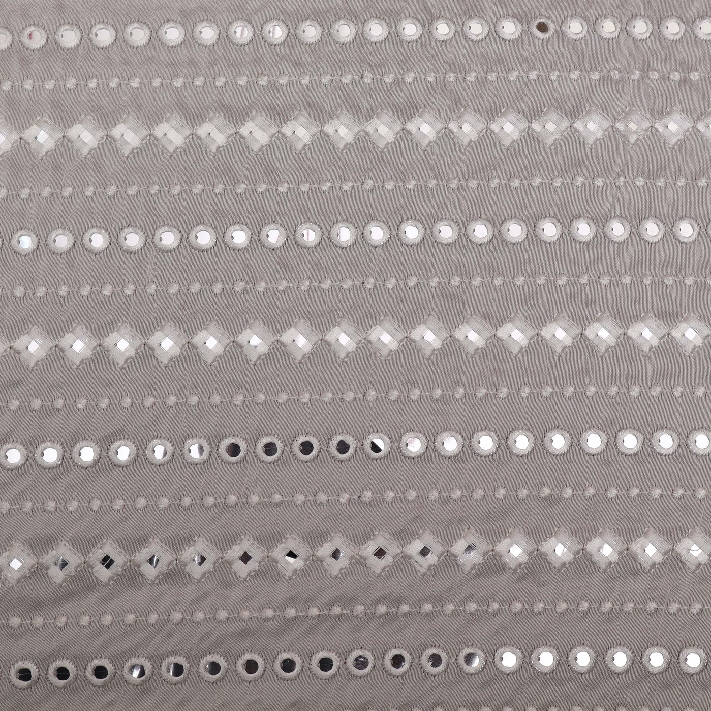 Dyeable Nokia Silk Embroidery Fabric