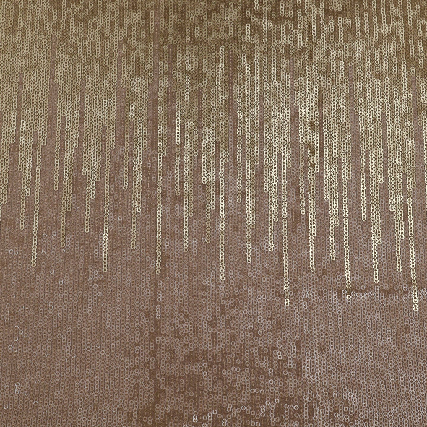 Beige Color Georgette Sequins Embroidery Fabric