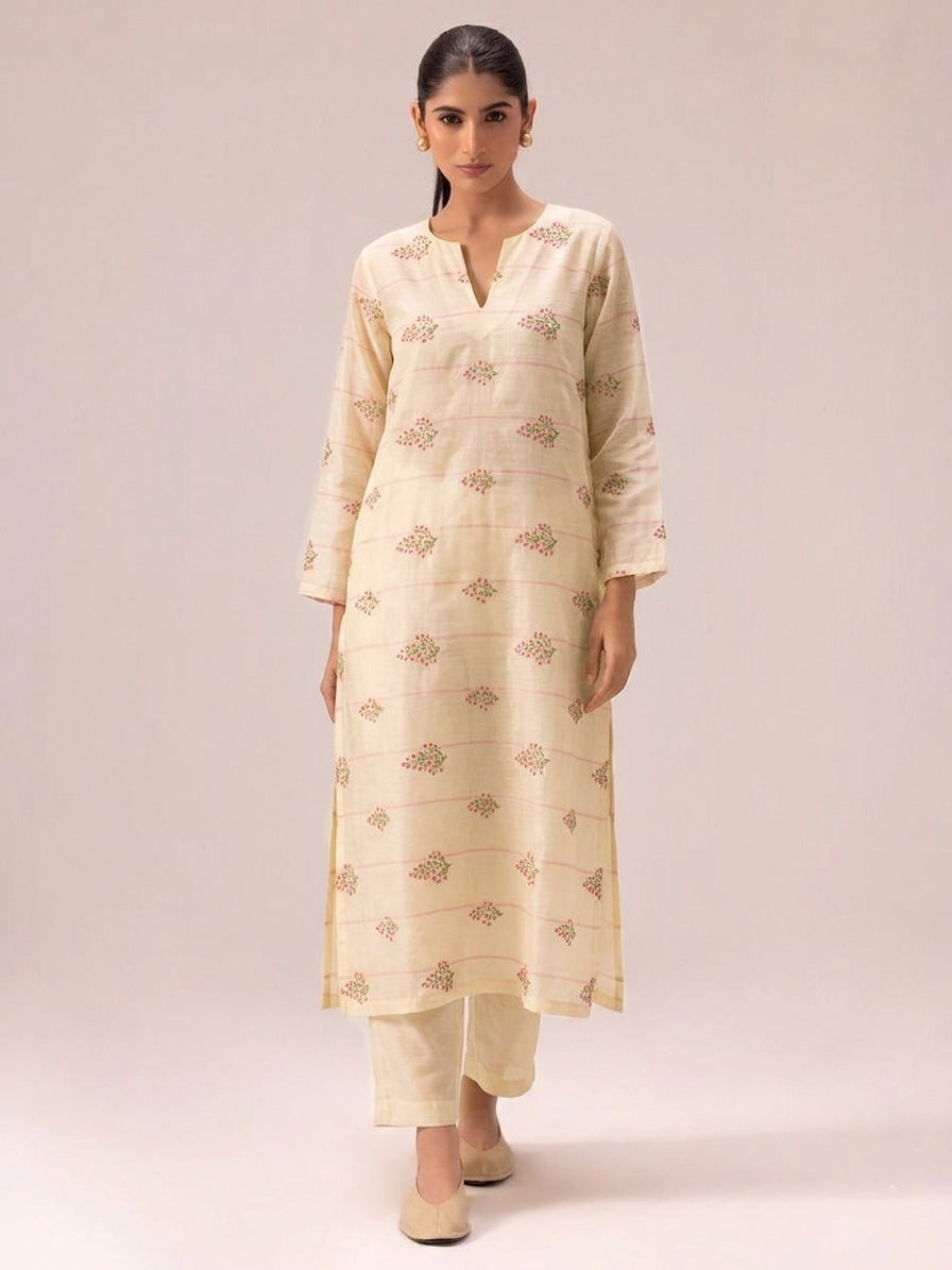 Chanderi Boota Fabric