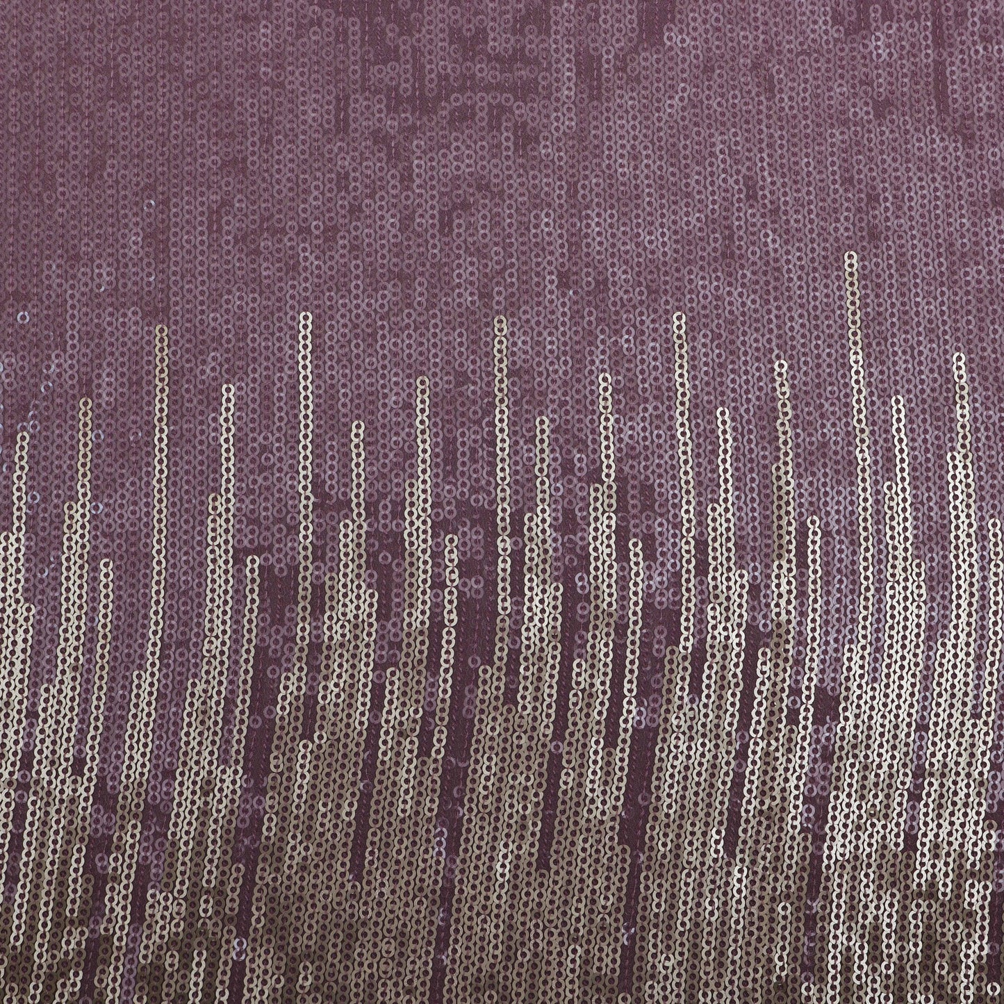 Onion Color Georgette Sequins Embroidery Fabric