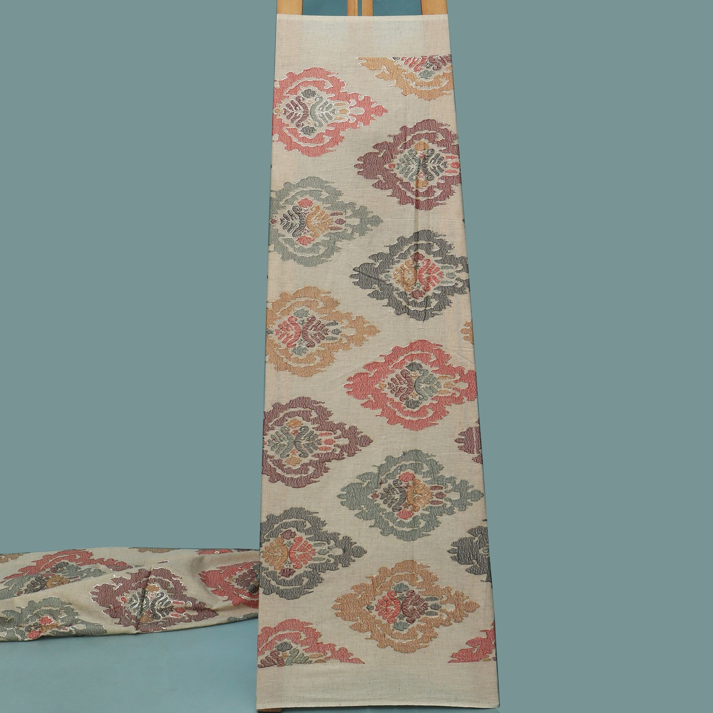 Colored Linen Embroidery Fabric