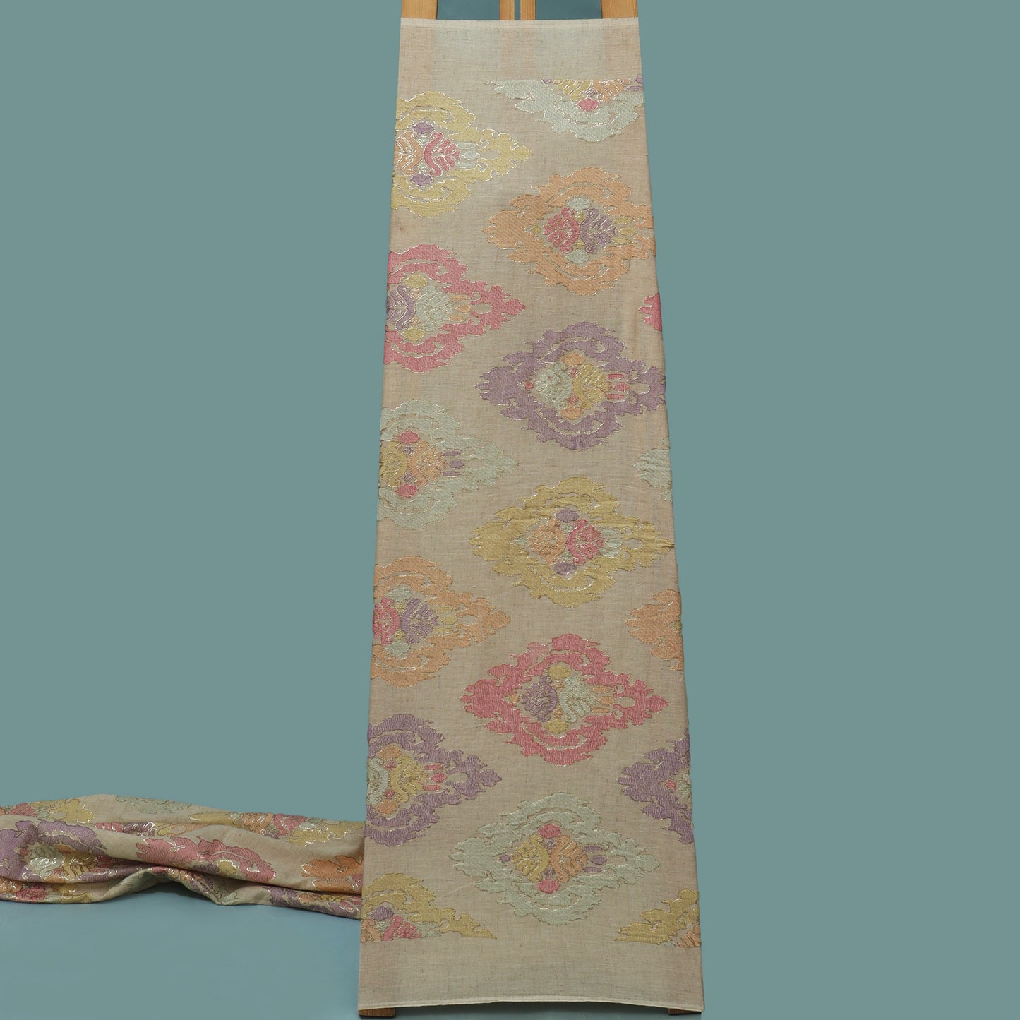 Colored Linen Embroidery Fabric