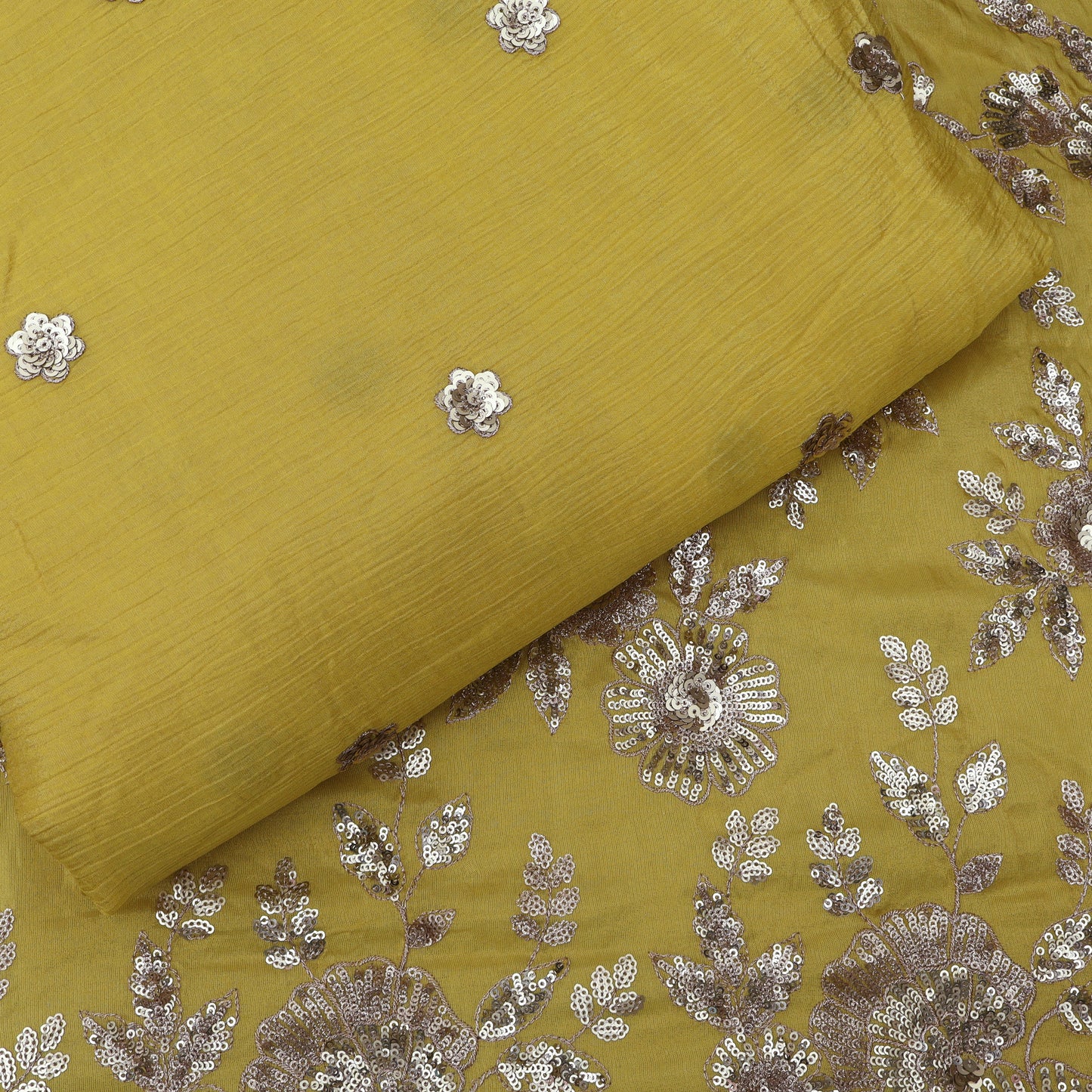 Tissue Sequins Embroidery Fabric