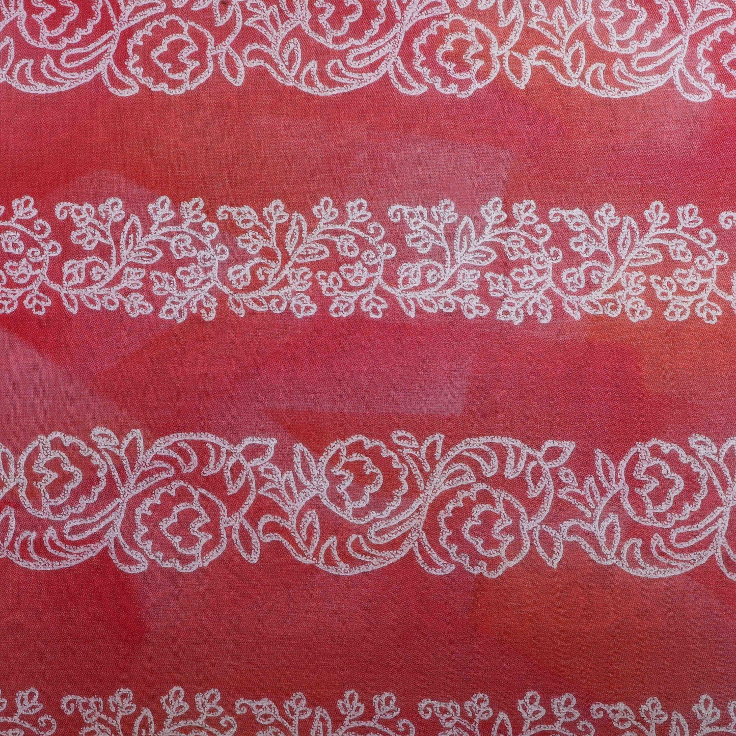 Multi Colored Mulmul Foil Print Fabric