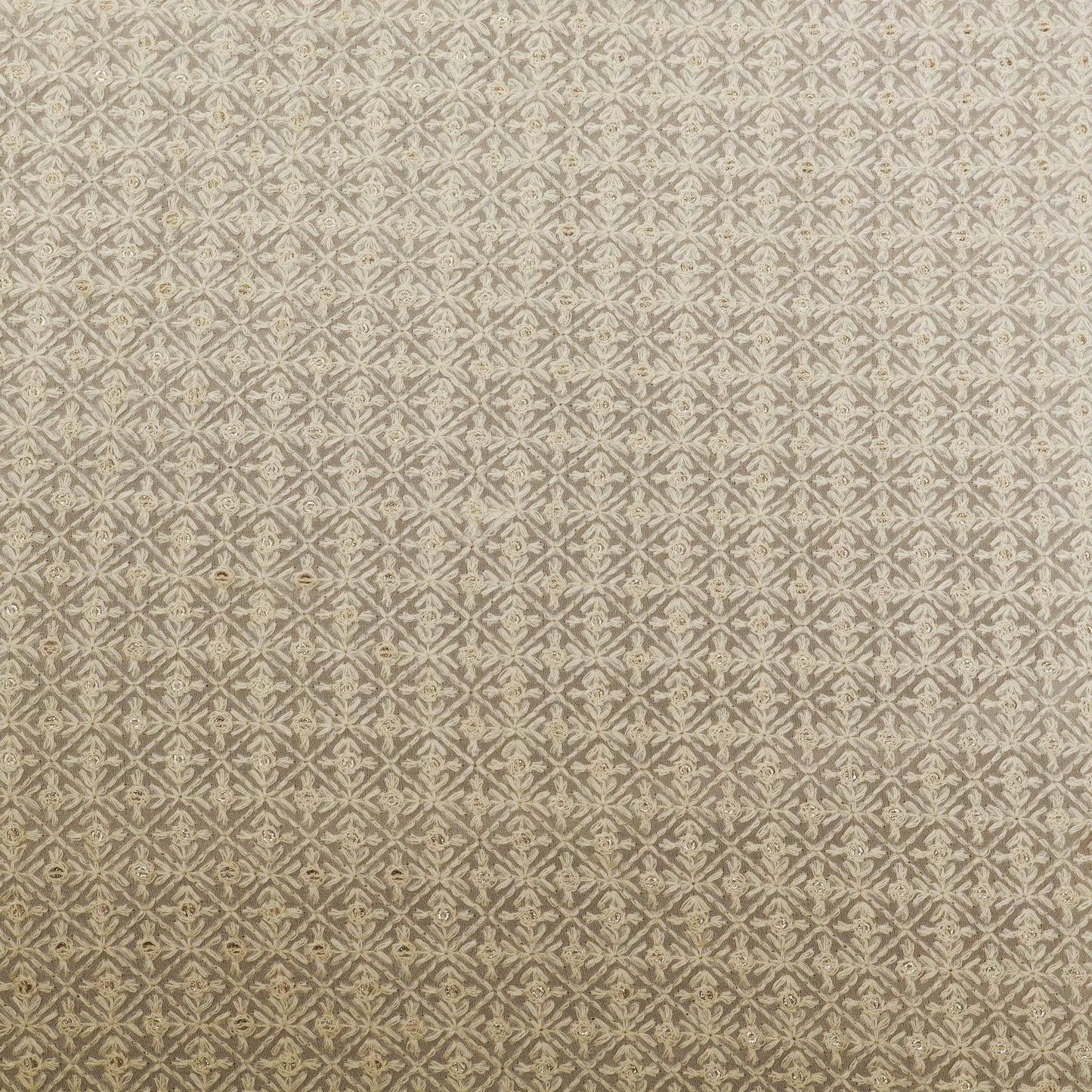 White Color Georgette Embroidery Fabric