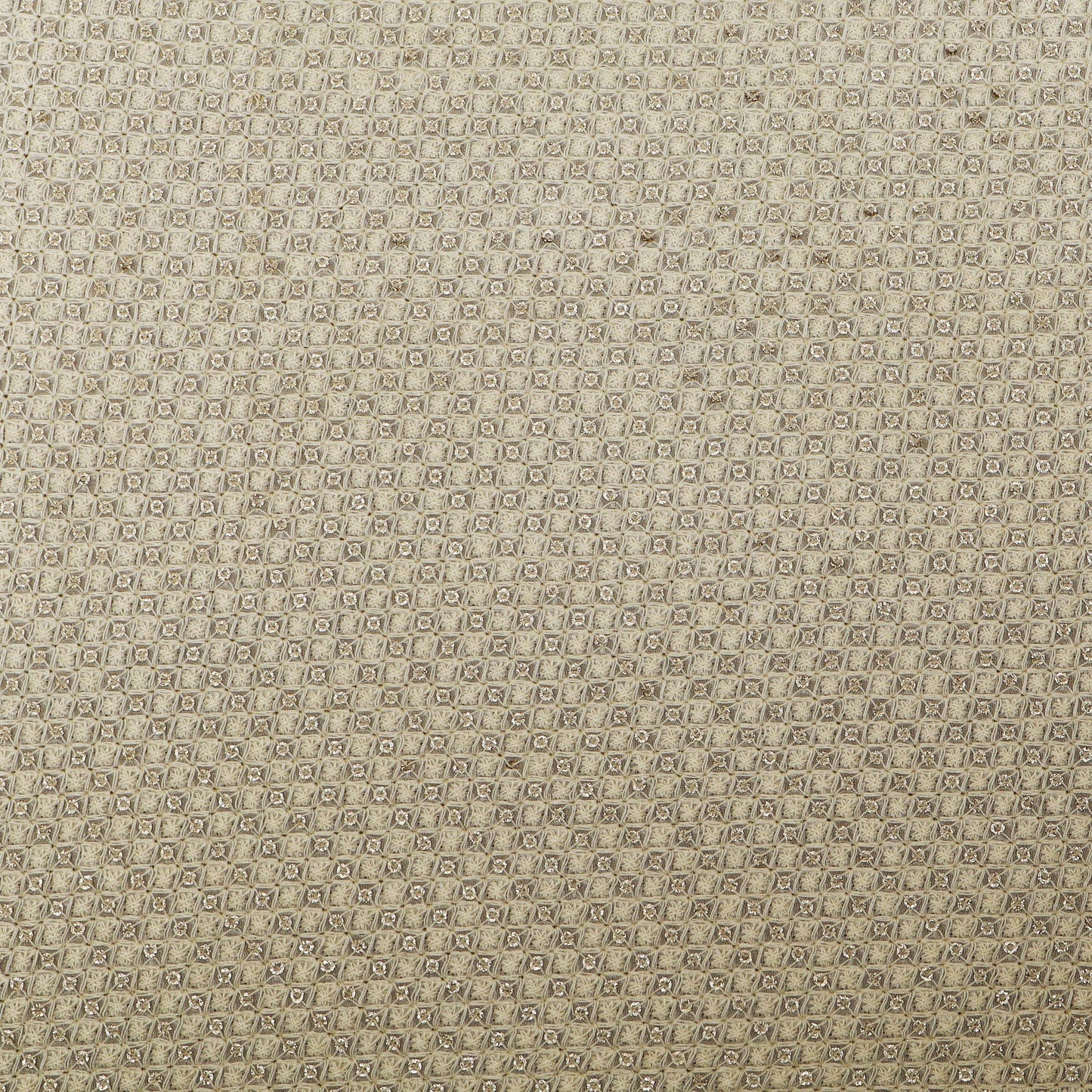 White Color Georgette Embroidery Fabric